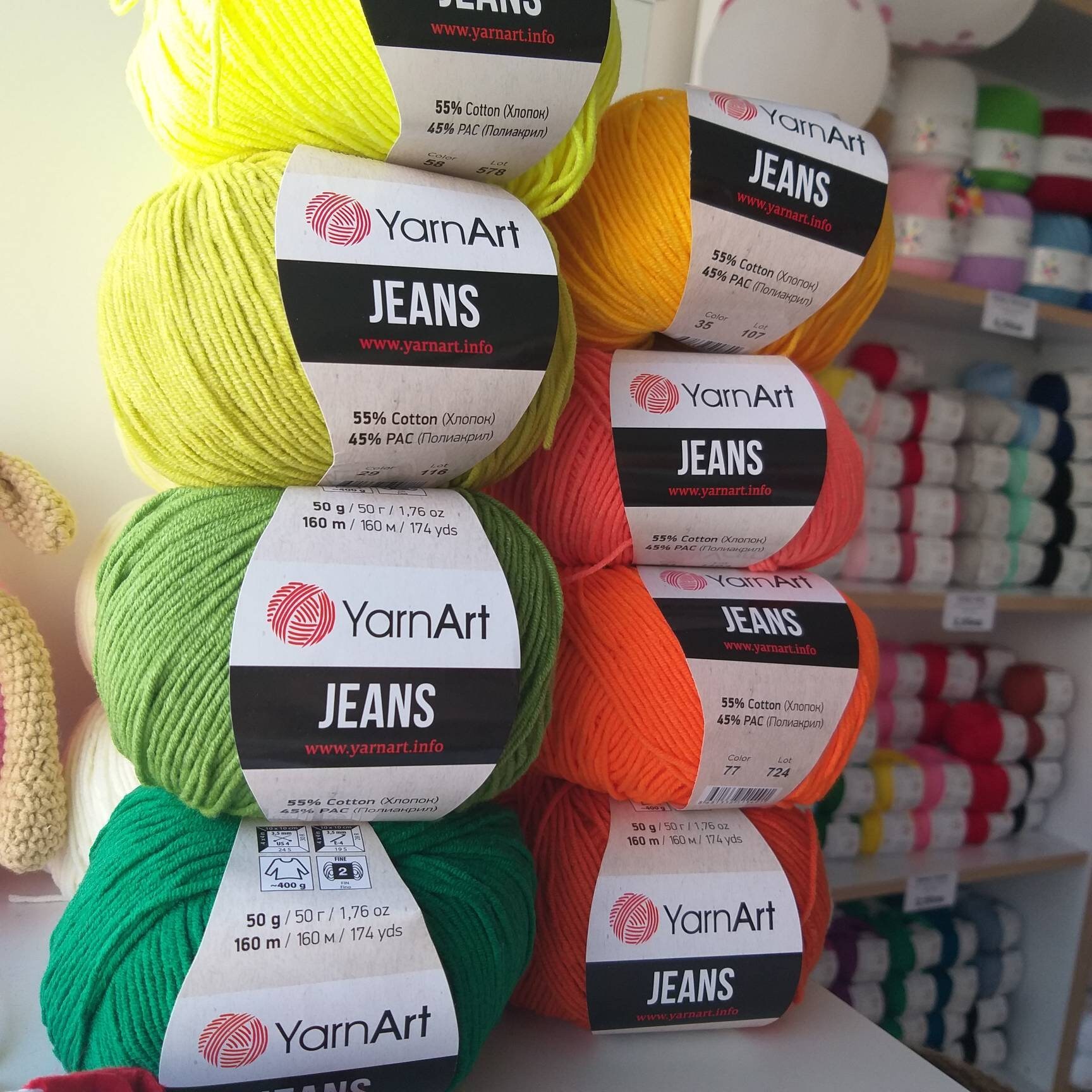 Yarn Art Jeans,sport Weight Yarn,amigurumi Yarn,baby Yarn, Toys Yarn