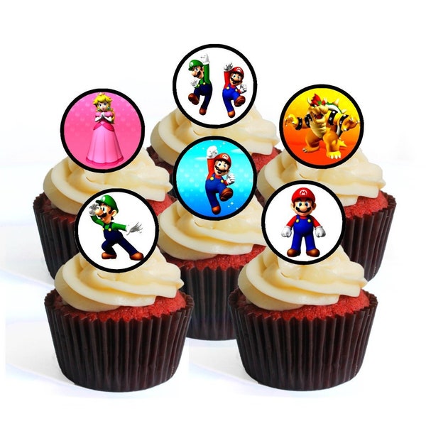 Super Mario Cupcake Stand Etsy