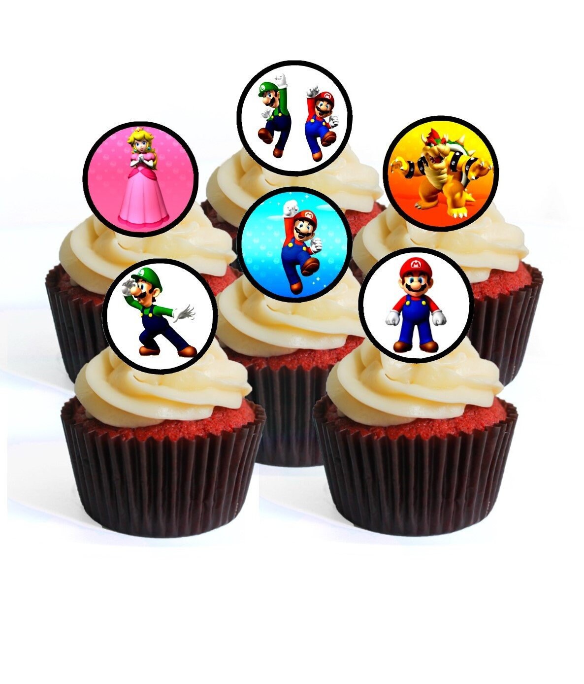 Jungle Animals Kids Edible Cupcake Toppers Stand-up Fairy Cake Bun Decorations Jungle Animals Kids Edible Cupcake Toppers Stand-up Fairy Cake Bun Decorations