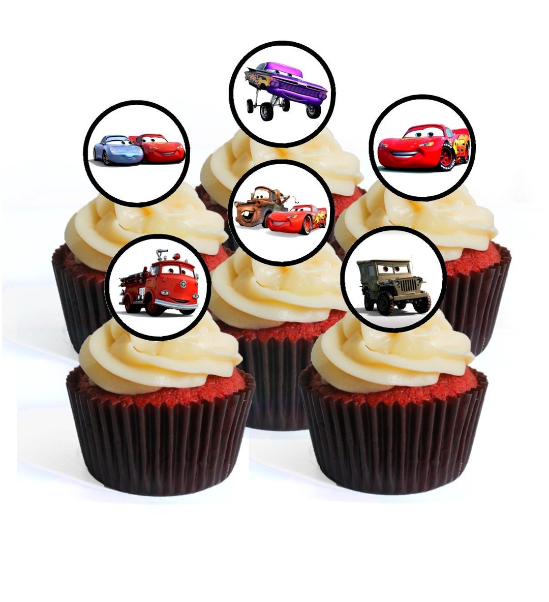 Halloween Edible Cupcake Toppers PRECUT Optional Theme 1 Wafer Card - View #5