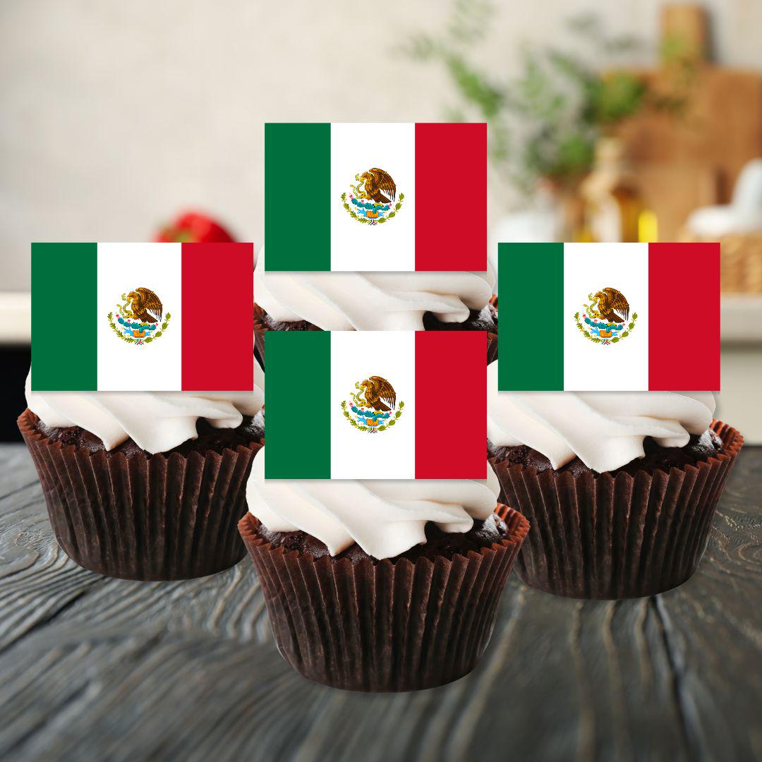 Mexican Flag Cupcake Topper - Etsy, image size:1080x1080