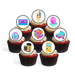 Roblox Theme Edible Wafer Cup Cake Toppers Standing or Disc