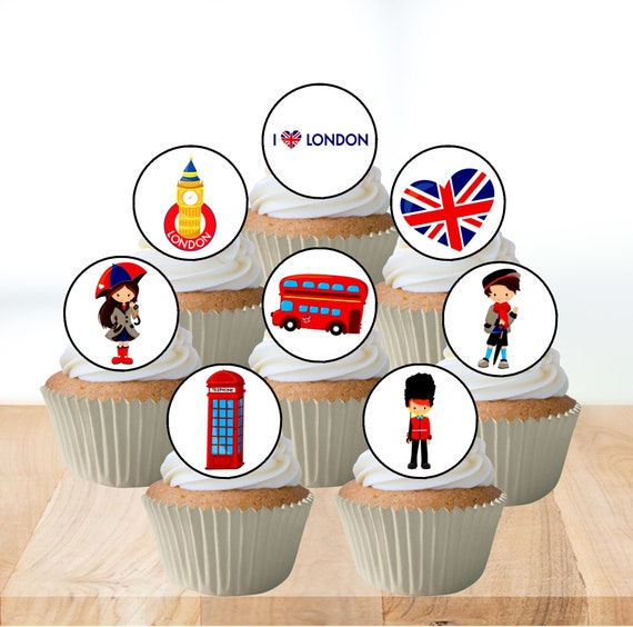 24 PERSONALISED11th BIRTHDAY DESIGN 1 EDIBLE RICE PAPER CUP CAKE TOPPERS 