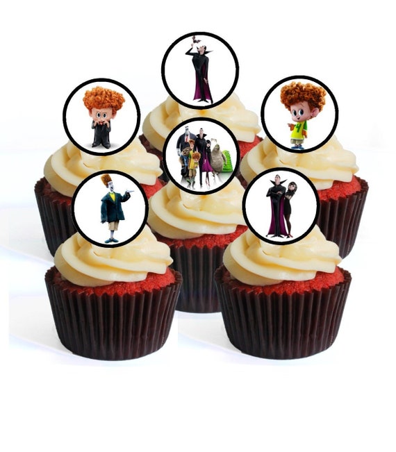24 Hotel Transylvania Precut Edible Cupcake Toppers Wafer Etsy
