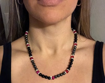 Elastic Beaded Diffuser Necklace