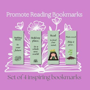 Inspirational and Fun Reading Bookmarks for Children