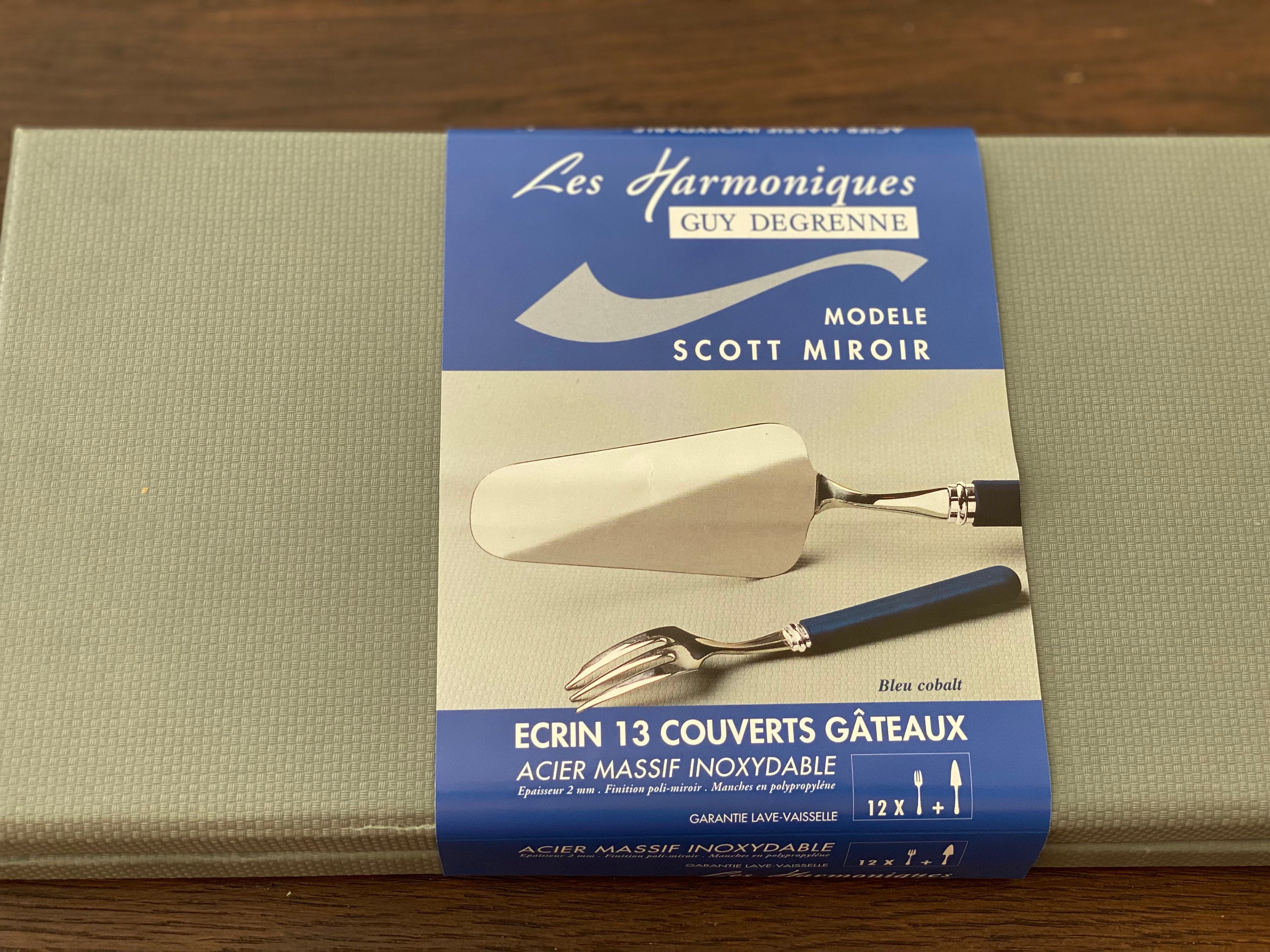 Coffret 6 fourchettes à dessert Guy degrenne
