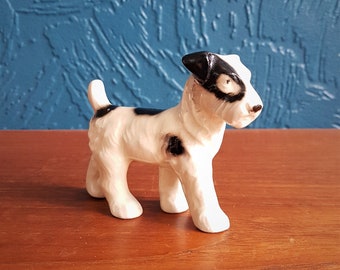 Fox Terrier Vintage Ceramic Figurine 1950's