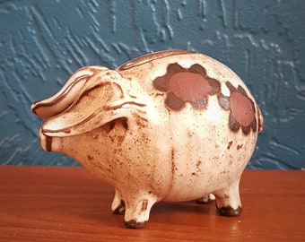 Briglin Piggy Bank 'Sunflower' Design. 1970's