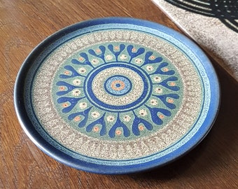 KMK (Kupfermuhle Keramik) 'Mora' 20cm Plate West Germany 1976