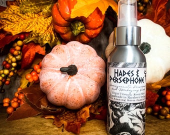 Hades and Persephone-Greek Mythology/Romance Inspired Vegan Friendly Room Spray-Pomegranate, Persimmon and Mahogany Wood- 100ml