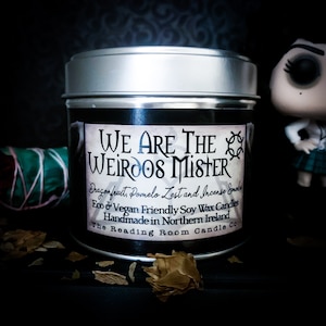 We Are the Weirdos Mister- Witchcraft/Wicca/Pagan-Inspired Soy Wax Candle- Dragonfruit, Pomelo Zest and Incense Smoke