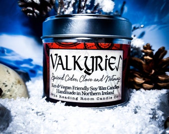 Valkyrie- Pure Soy Wax Candle- Spiced Cider, Clove and Nutmeg