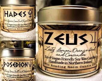 Greek Gods Alpha Set-Greek Mythology Inspired- Zeus, Poseidon, Hades