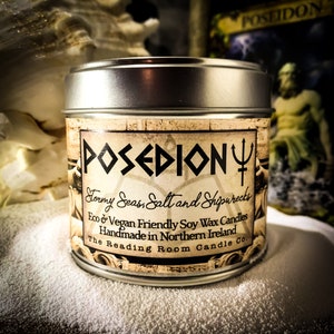 Poseidon-Greek Mythology Inspired- Stormy Seas, Salt and Shipwrecks