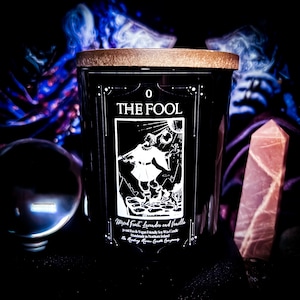 The Fool- Esoteric/Witchcraft/Tarot Inspired Pure Soy Wax Candle- Mixed Fruit, Lavender and Vanilla