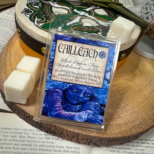 Cailleach Wax Melts | Irish Mythology Soy Wax | Black Pepper, Citrus & Sandalwood | Pagan Gift | Triple Goddess Inspired