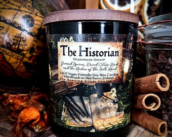 The Historian-Signature Silk Road Inspired Pure Soy Wax Candle- Ground Spices, Dried Citrus Rind and the Riches of the Silk Road