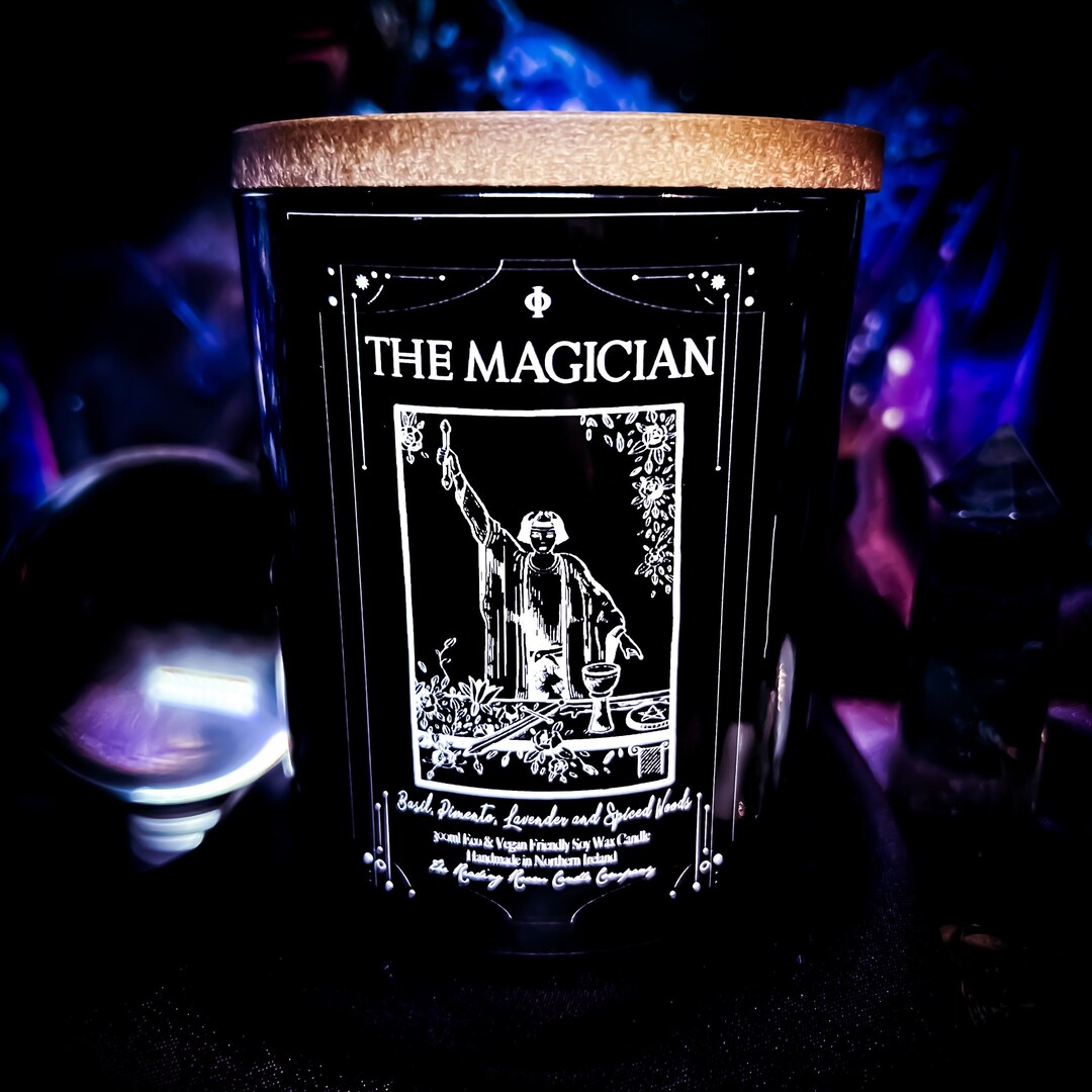 The Magician Esoteric/witchcraft/tarot Inspired Pure Soy Wax Candle