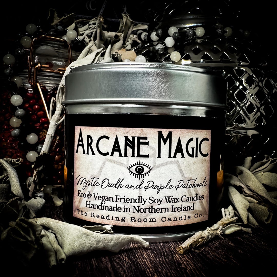 Arcane Magic- Magic and Witchcraft Inspired Soy Wax Candle-mystic Oudh ...