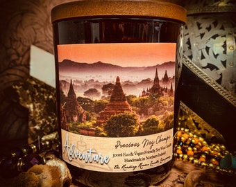 Adventure- *Literature Inspired Pure Soy Wax Candle* Precious Nag Champa-First Page Collection