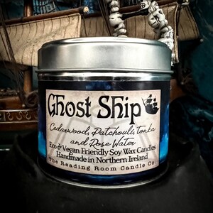 Ghost Ship- Pirate Ship/Ocean Inspired- Cedarwood, Patchouli, Tonka and Rose Water