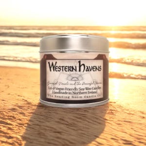 Western Havens Soy Wax Candle | Neroli, Orange Blossom and Garden Herbs | Fantasy Inspired Peaceful Scent | Wooden Wick Vegan Candle