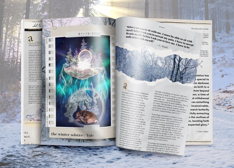 Capricorn Season Workbook // Astro / Lunar / Tarot Guide image 3