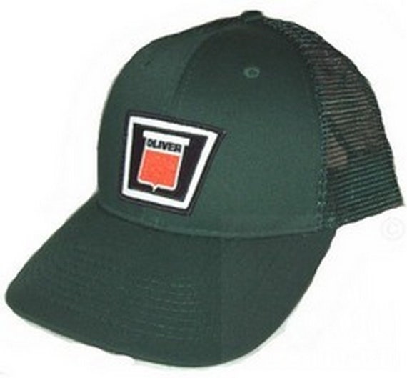 Oliver Vintage Logo Tractor Black Mesh 6p Hat Cap Gift