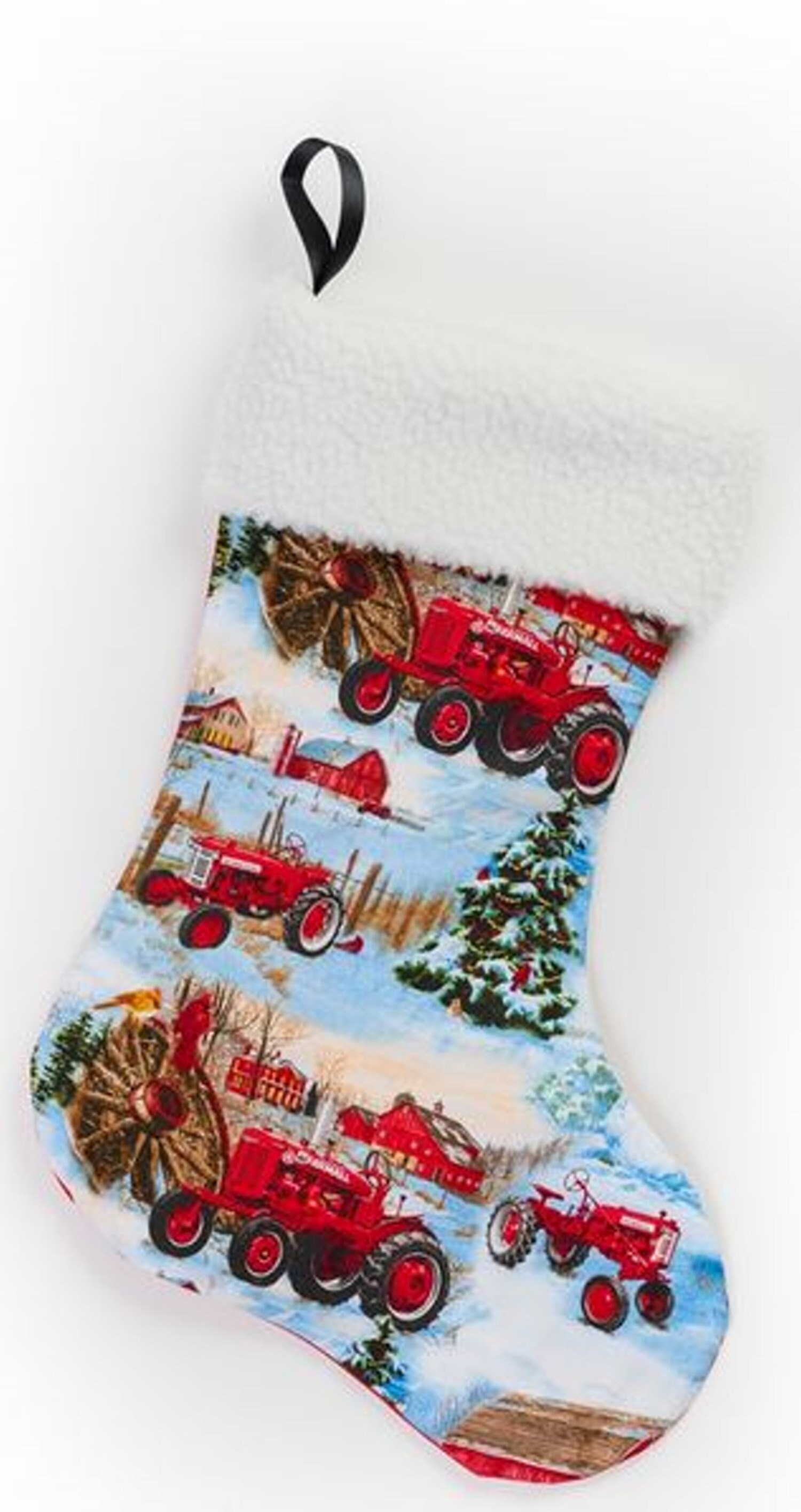 Farmall IH Tractor in Crops Stocking Christmas Holiday Gift Farmall IH Tractor in Crops Stocking Christmas Holiday Gift