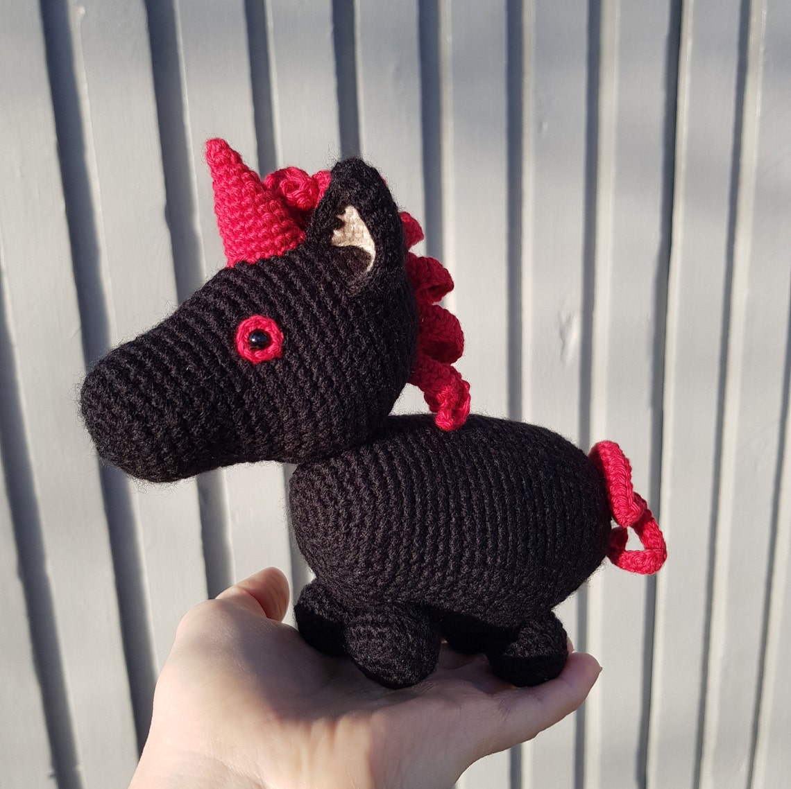 Evil Unicorn Plush. Adopt Me Pets. Black Unicorn Stuffed Toy. Etsy UK
