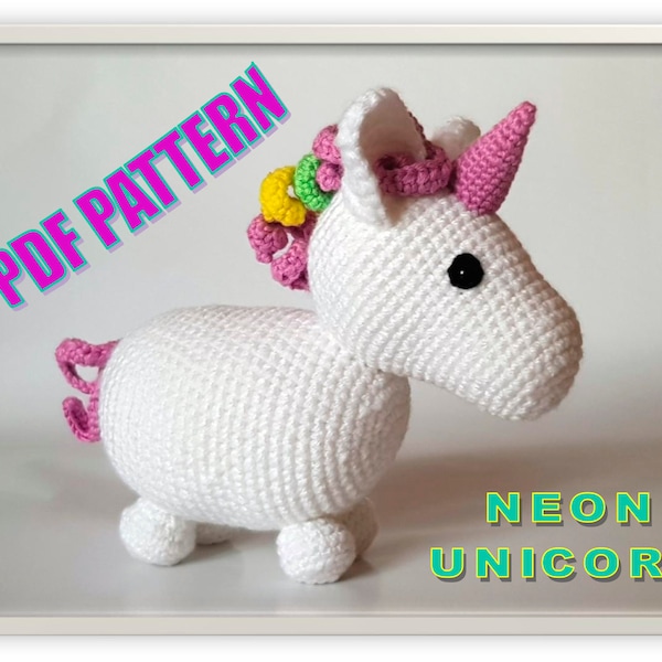 Unicorn crochet pattern. Adopt me pets crochet pattern. Only PDF file! English language. Easy amigurumi pattern/template. DIY gift.