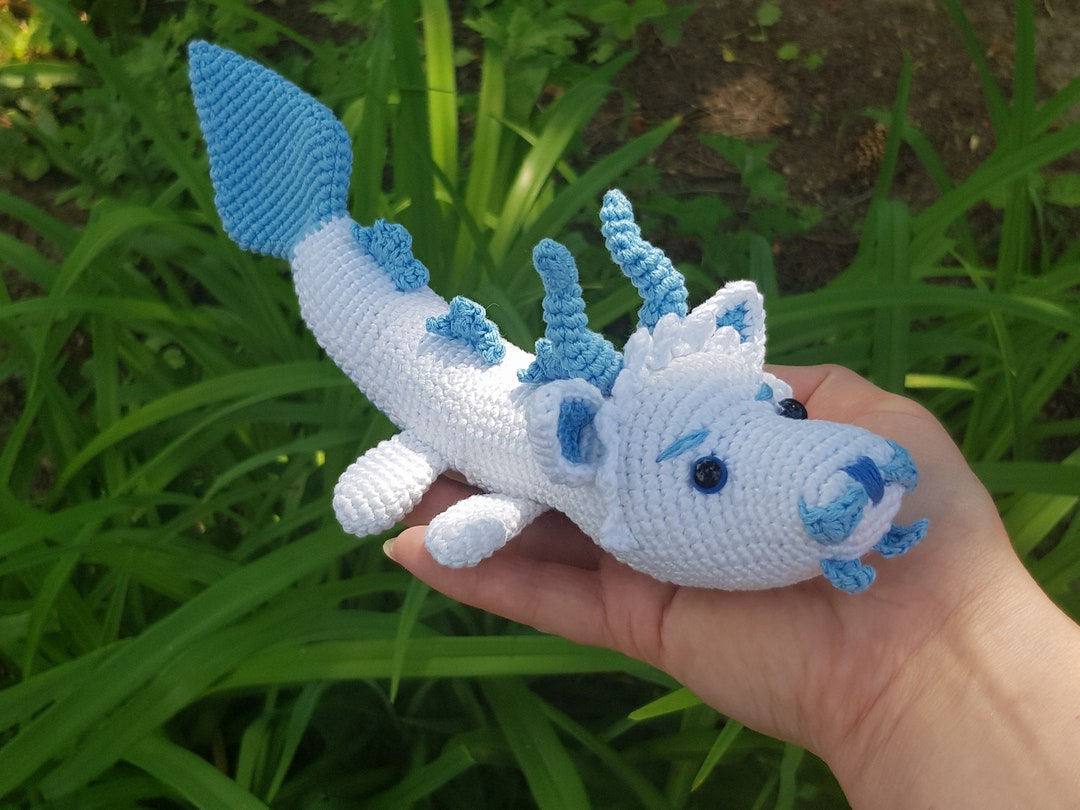 Frost Fury Plush Toy. Adopt Me Pets. Frost Fury Amigurumi. Handmade