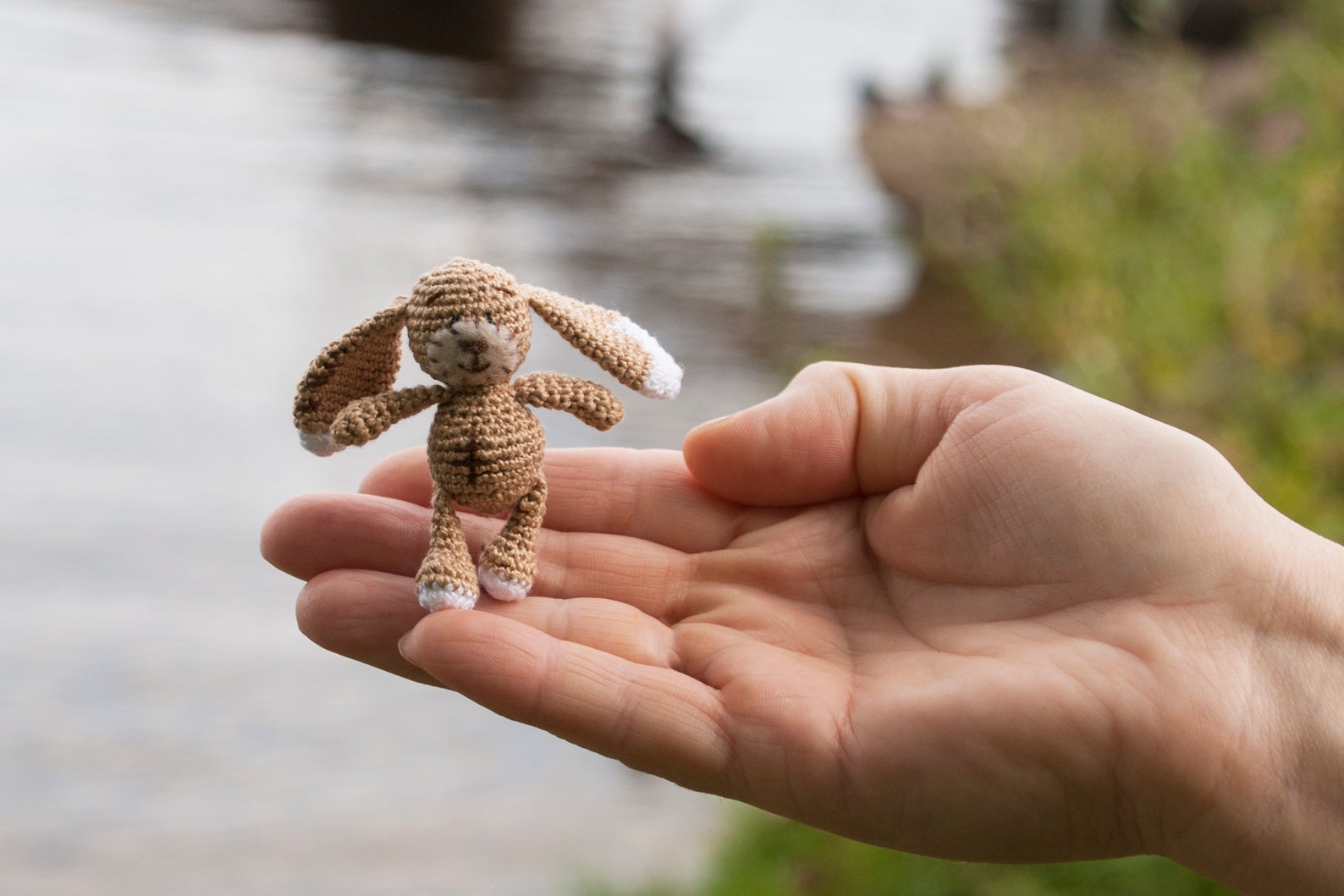 Tiny White Rabbit Will Be a Super Cheer up Gift. This Bunny is - Etsy UK