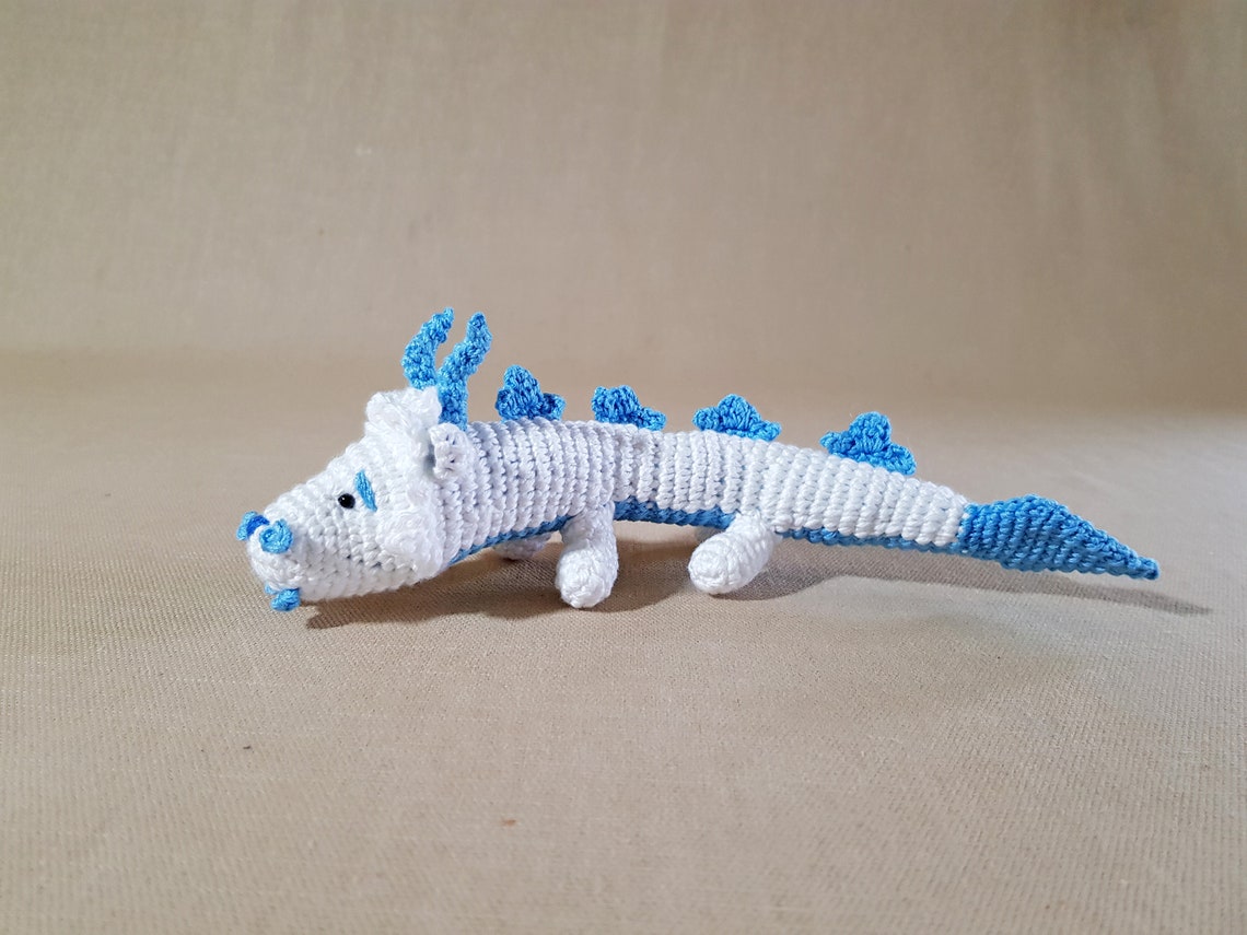 Frost Fury plush toy. Adopt me pets. Frost Fury amigurumi. Etsy