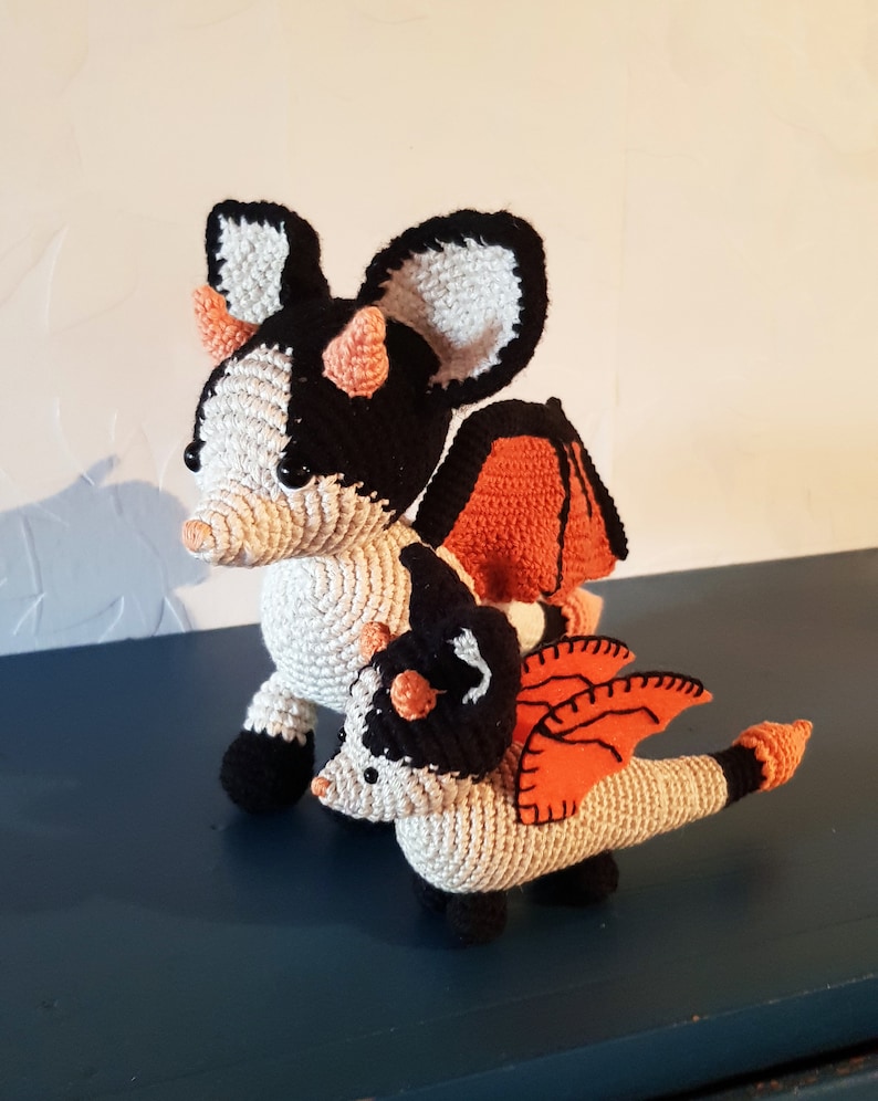 Bat Dragon crochet animal. Bat Dragon plush. Me pets. | Etsy