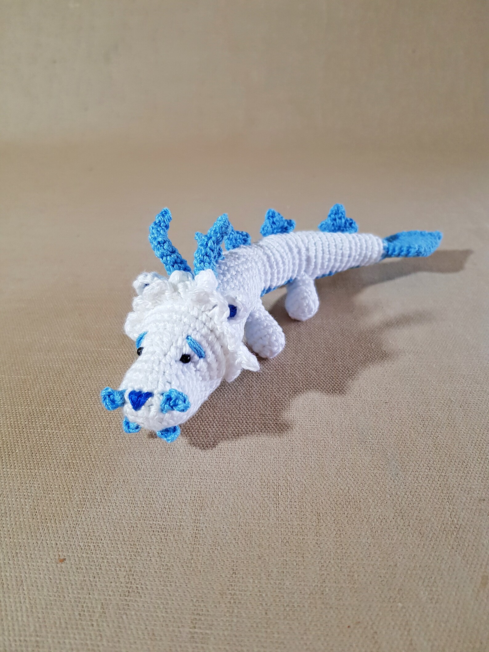 Frost Fury plush toy. Adopt me pets. Frost Fury amigurumi. Etsy