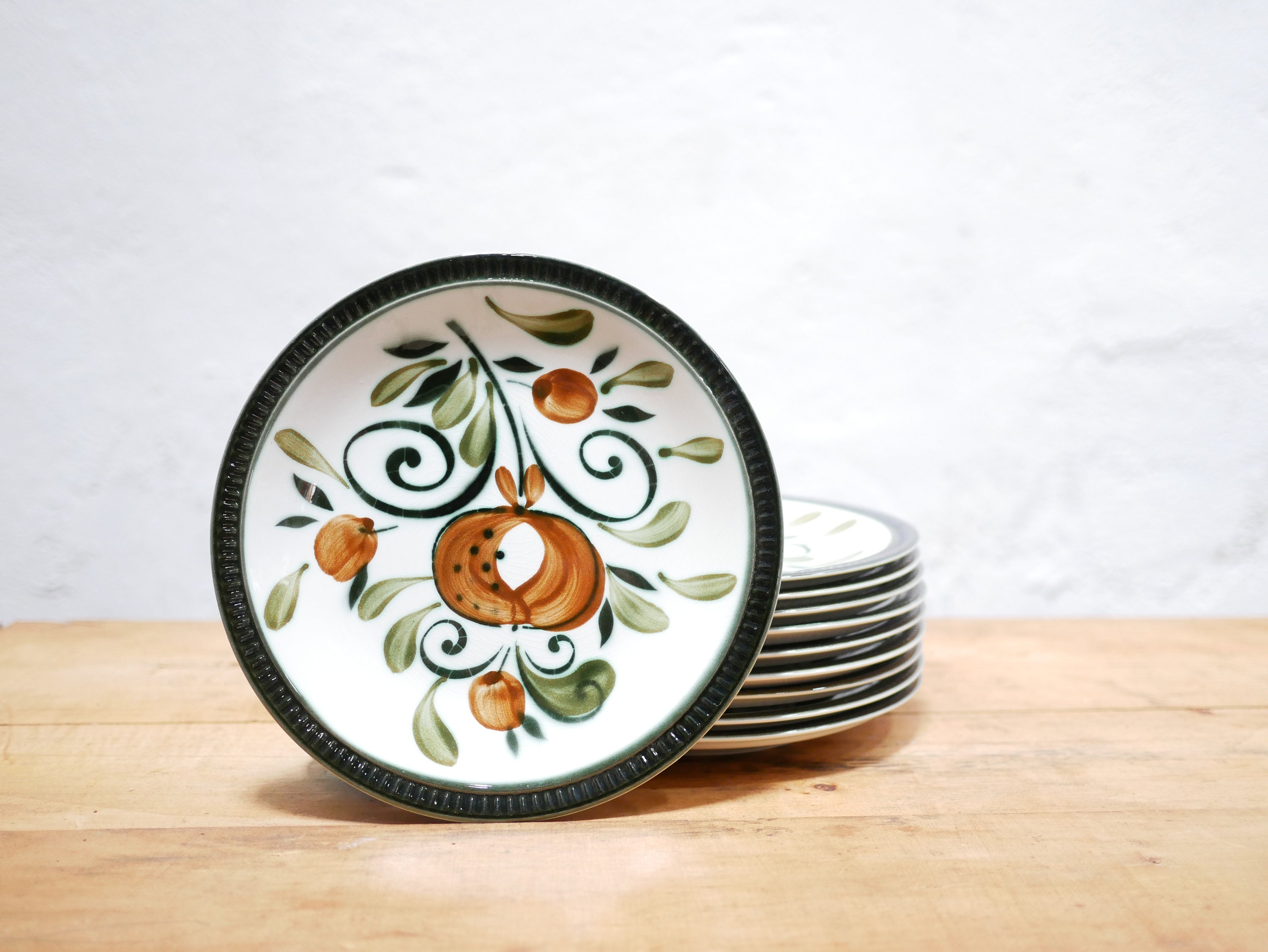 Série De 10 Assiettes