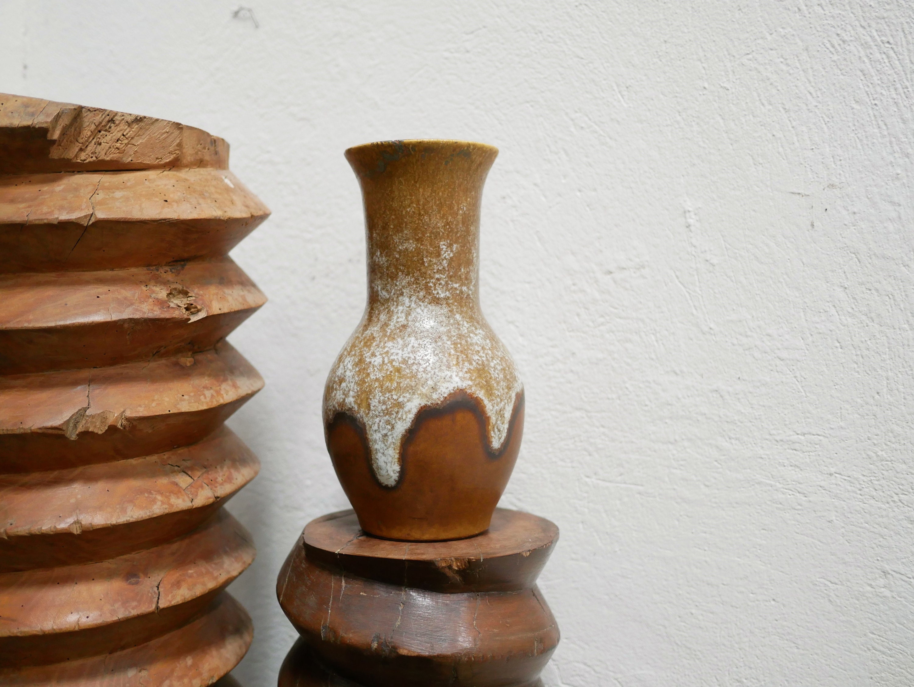 Vase Vintage en Céramique Par La Manufacture Saint Clément, France