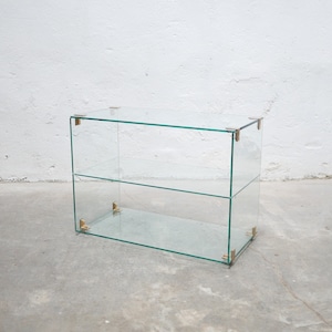 Vintage glass console image 1