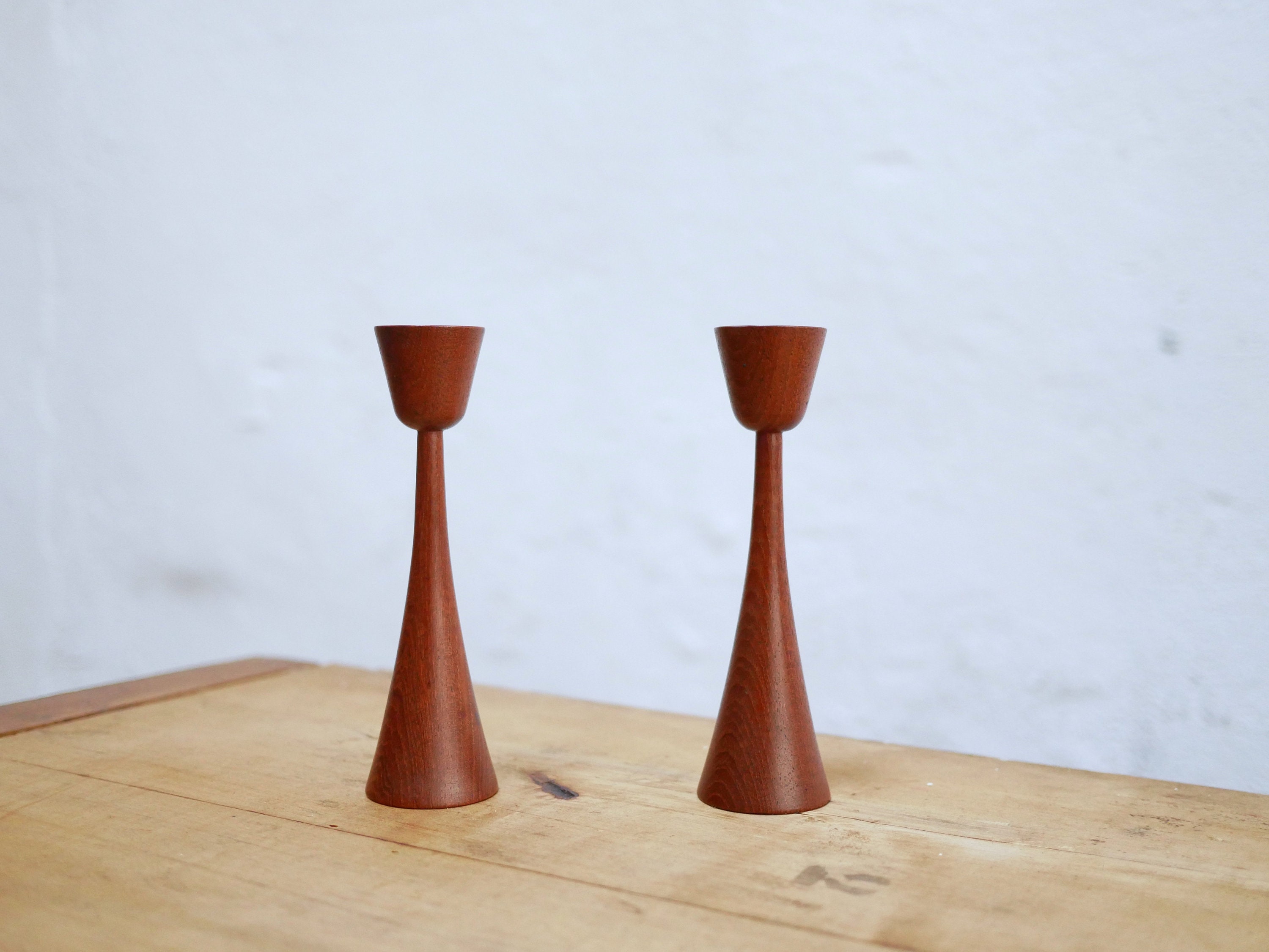 Paire De Bougeoirs scandinaves