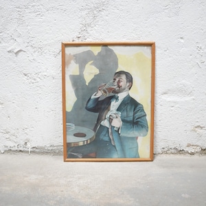 Cartel publicitario vintage