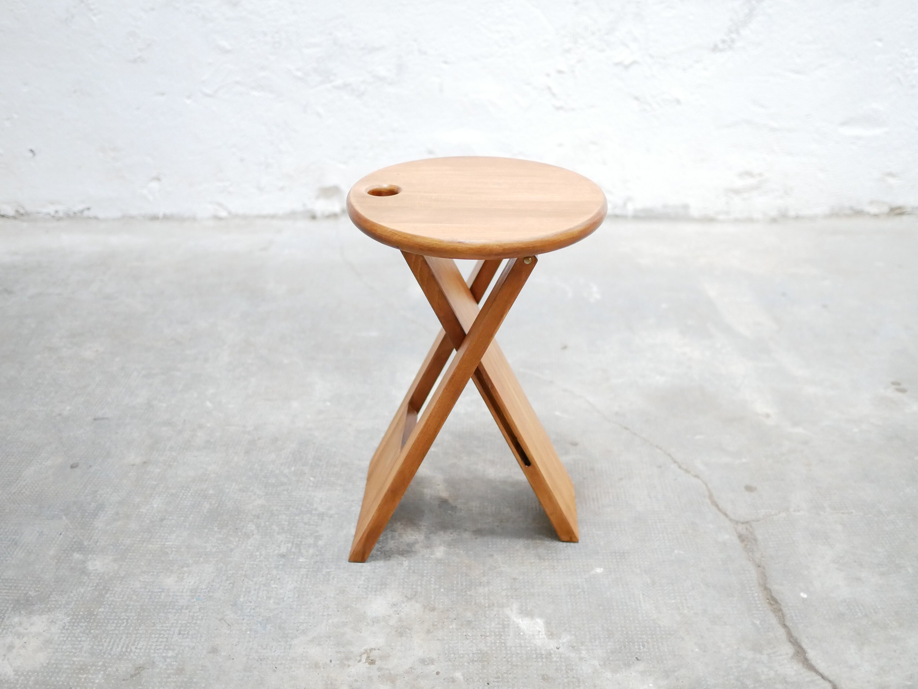 Tabouret Pliant Vintage Suzy Par Adrian Reed Pour Princes Design Works