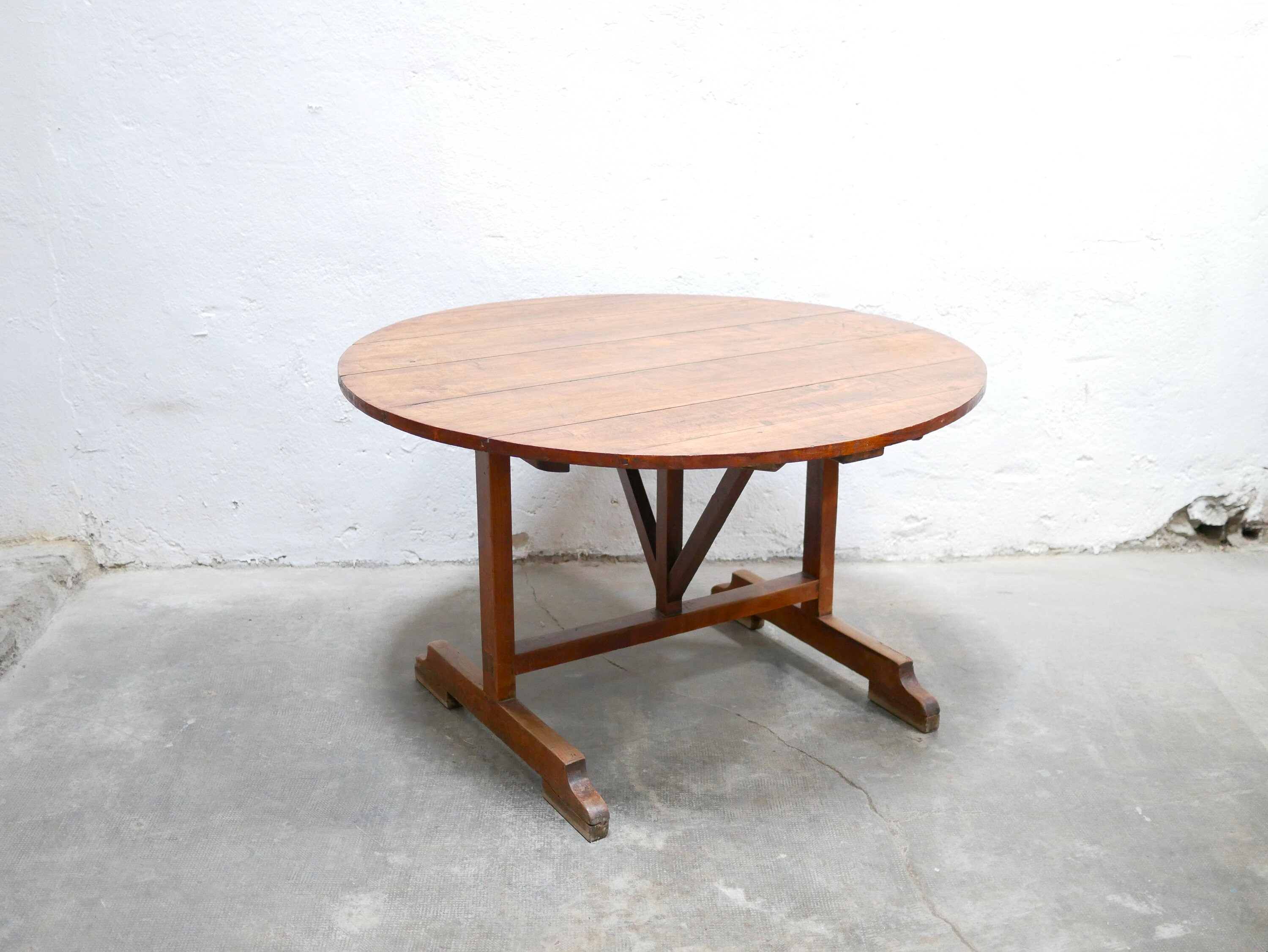 Table de Vigneron Pliante en Bois