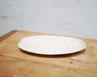 Vintage ceramic dish by the Longchamp manufacture, France