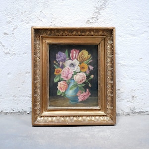 Old painting on canvas