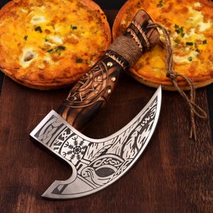 Perfect pizza cutter Axes Viking Pizza Axe leviathan axe gift for pizza lovers fathers day gift birthday gift Mothers day gift Viking Pizza