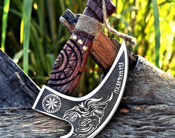 Axes Viking Pizza Axe Pizza slicer Pizza cutter tomahawk axe leviathan axe scottish axe gift for pizza lovers fathers day gift birthday gift