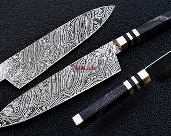 Chef knife Best quality Damascus chef knife Damascus kitchen knife Gift for her anniversary gift