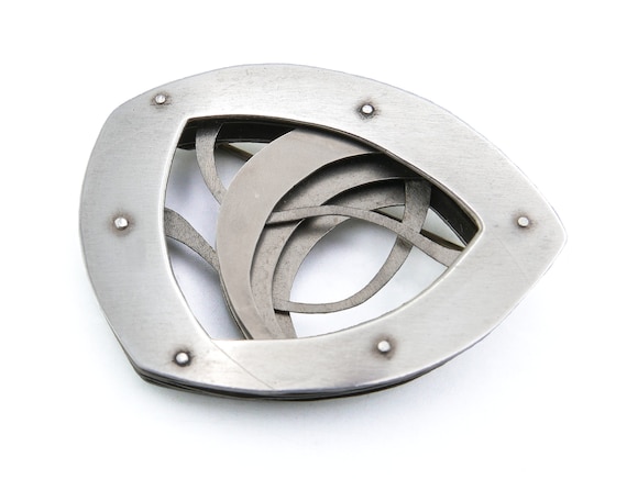 Abstract Sculptural Douglas Wunder Titanium Abstra